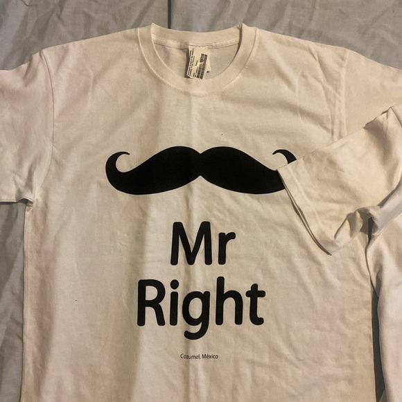 Two Tshirts Mr right and Mrs Always right - Picture 2 of 7